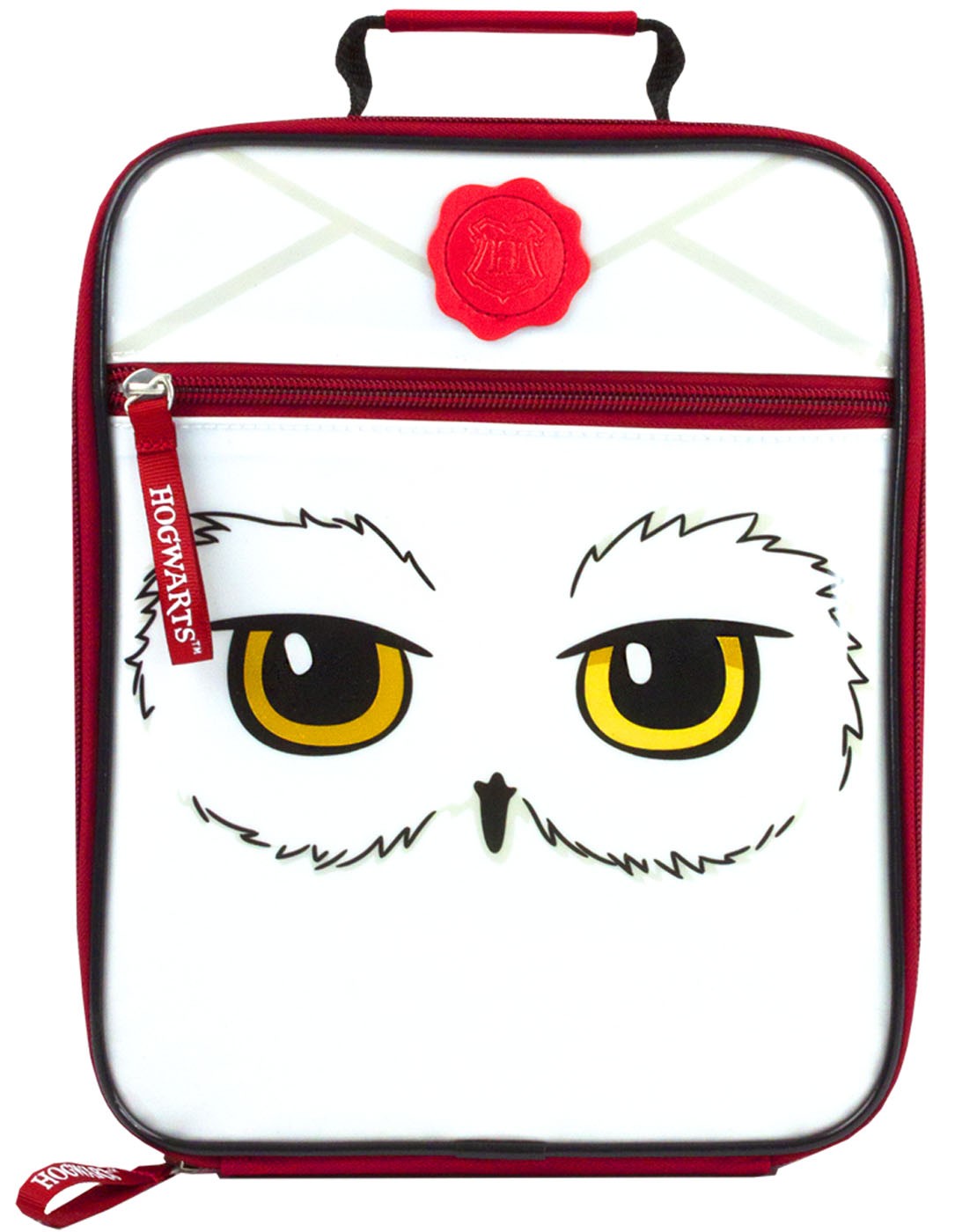 Harry Potter Zip Lunch Bag | Unisex Kids Red | Official Merch