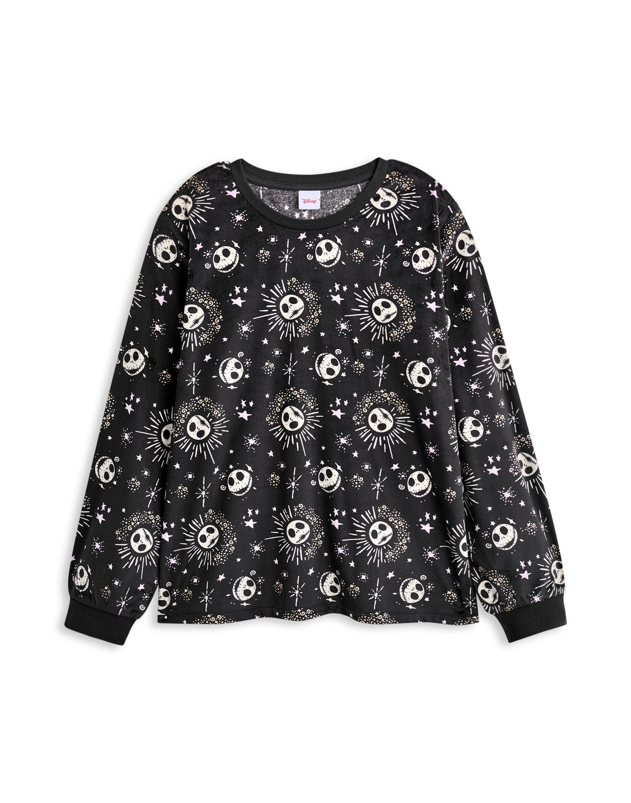 Disney Long Sleeve Long Leg Pyjama Set | Womens Black | Official Merch