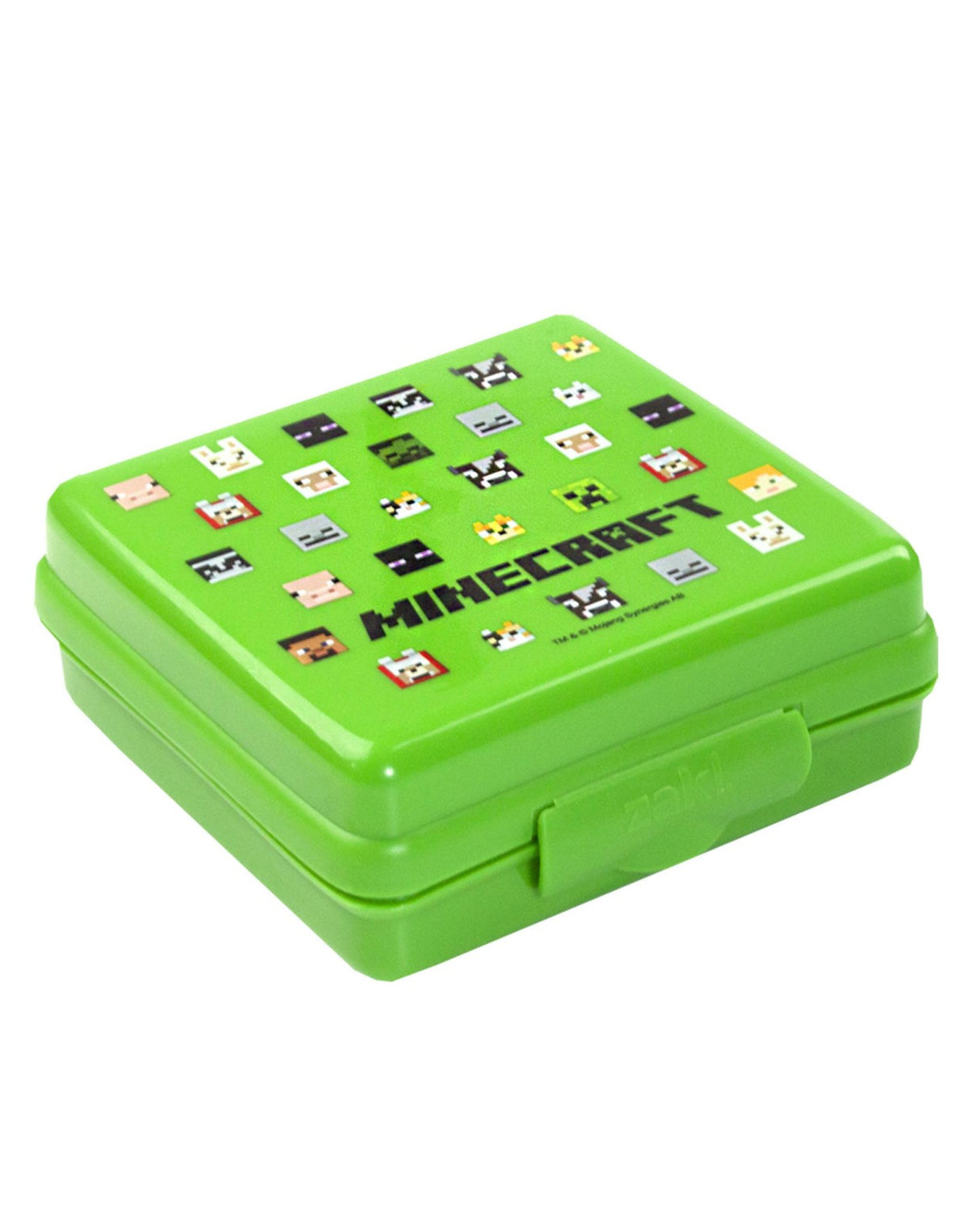 Minecraft Lunch Bag Bottle and Snack Pot | Boys Green Gaming | Official Merch