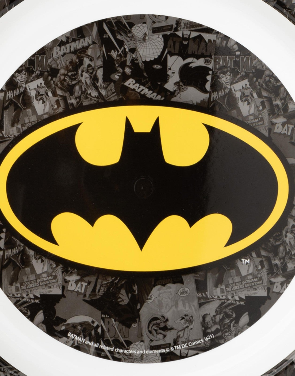 DC Comics 3 Piece Tableware Set | Unisex Kids Black | Official Merch