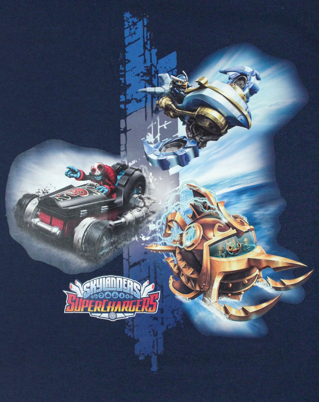 Skylanders Short Sleeved T-Shirt | Boys Blue | Official Merch