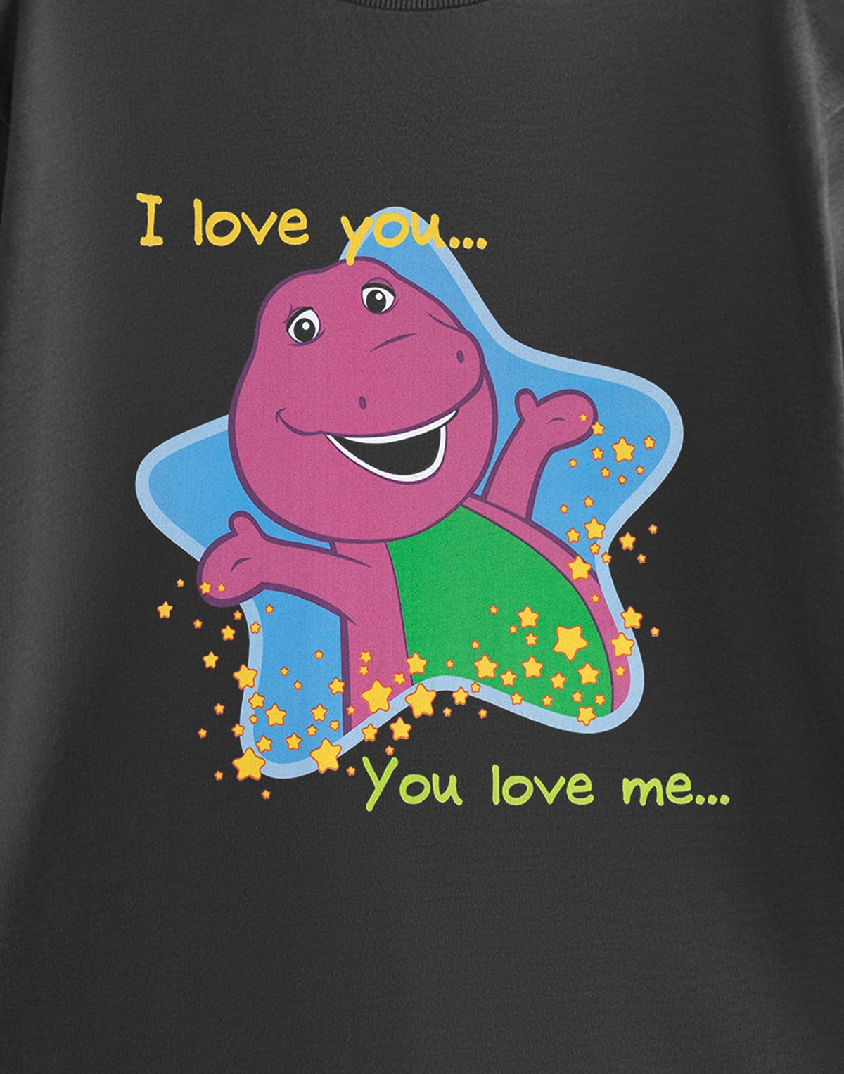 Barney Short Sleeved T-Shirt | Womens Charcoal | Official Merch