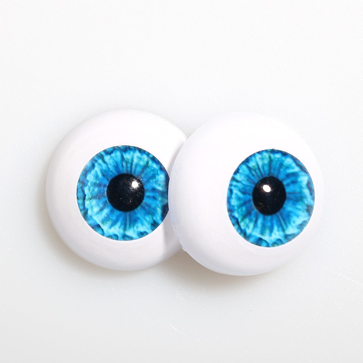 2 Pairs Reborn Baby Doll Eyes Half Round Acrylic Eyeballs Accessories DIY Supply