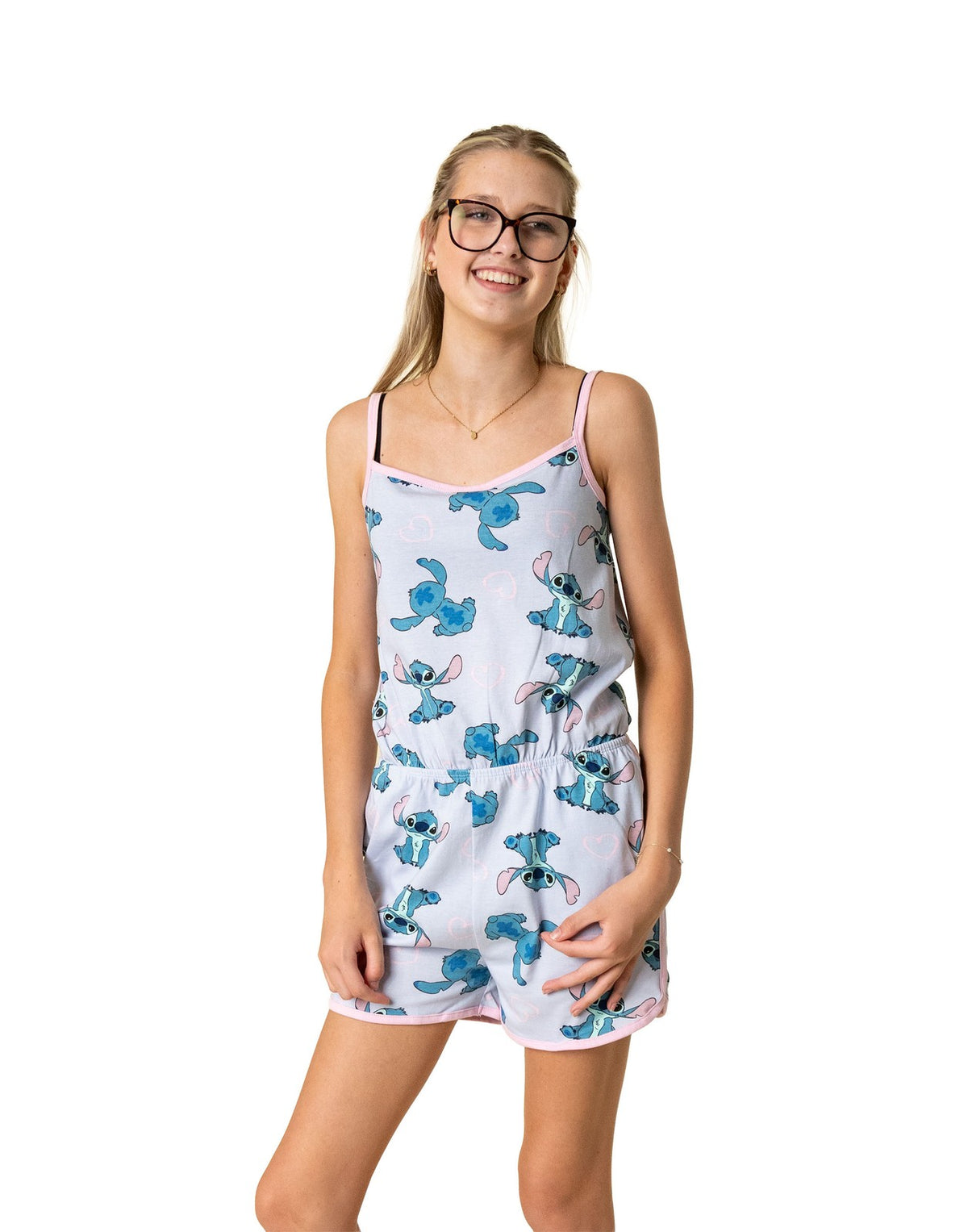 Disney Sleeveless Playsuit | Girls Blue | Official Merch