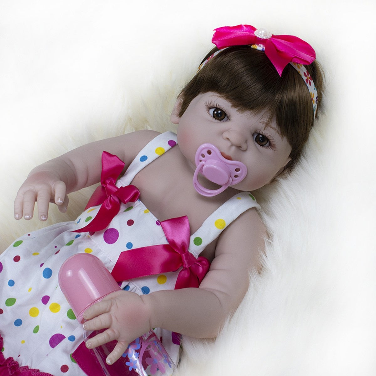 22'' Realistic Twins Reborn Baby Dolls Full Body Vinyl Silicone Boy Girl Gift UK