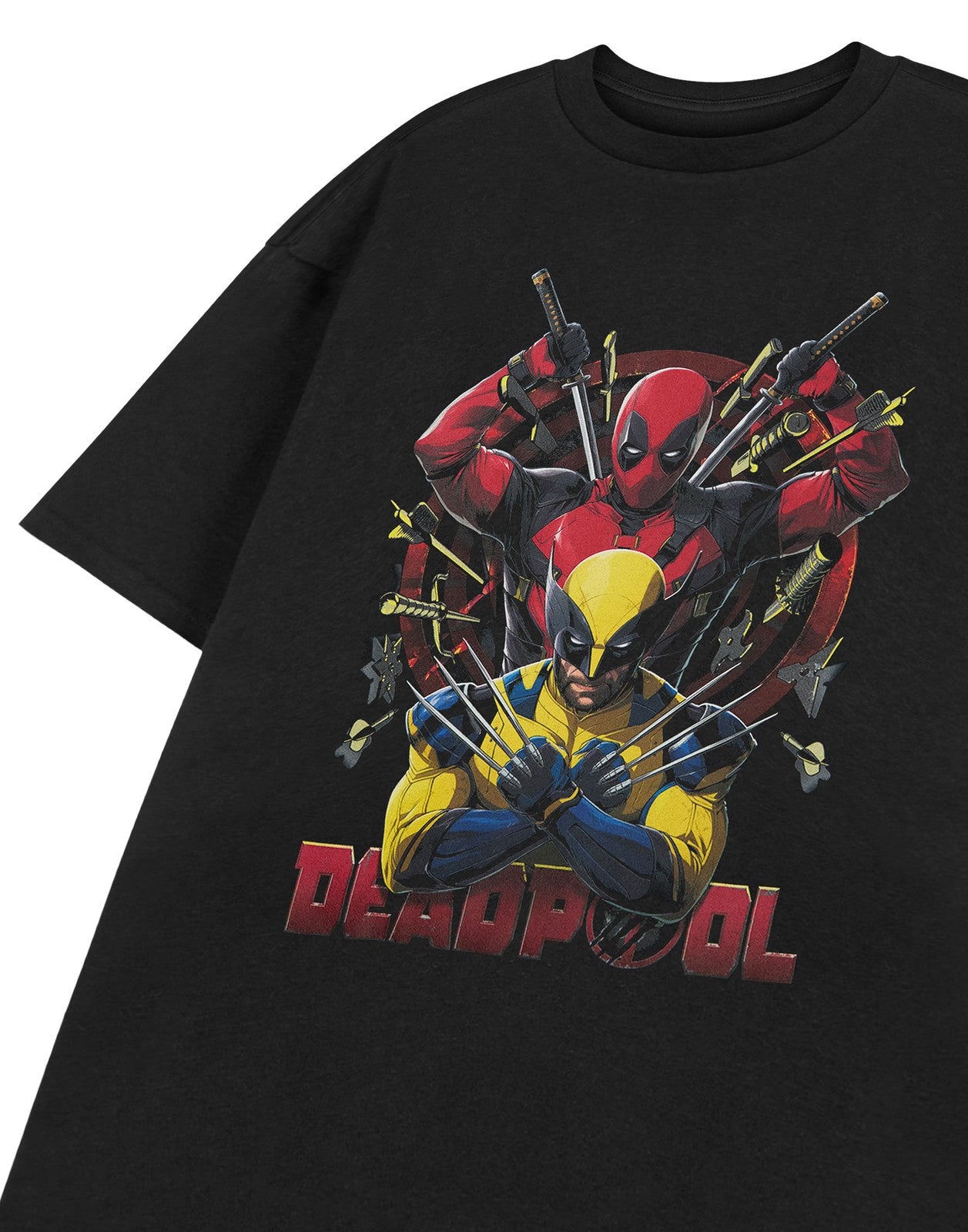 Marvel Short Sleeved T-Shirt | Mens Black | Official Merch