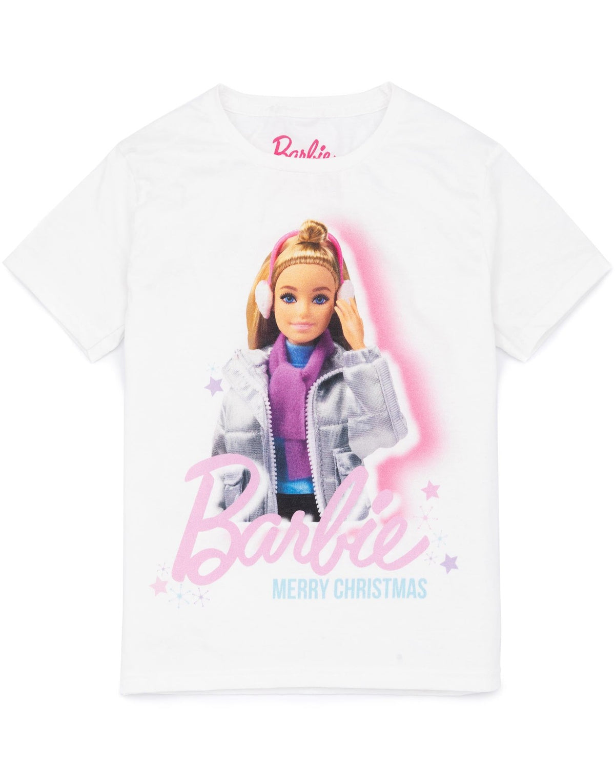 Barbie Short Sleeved T-Shirt | Girls White | Official Merch