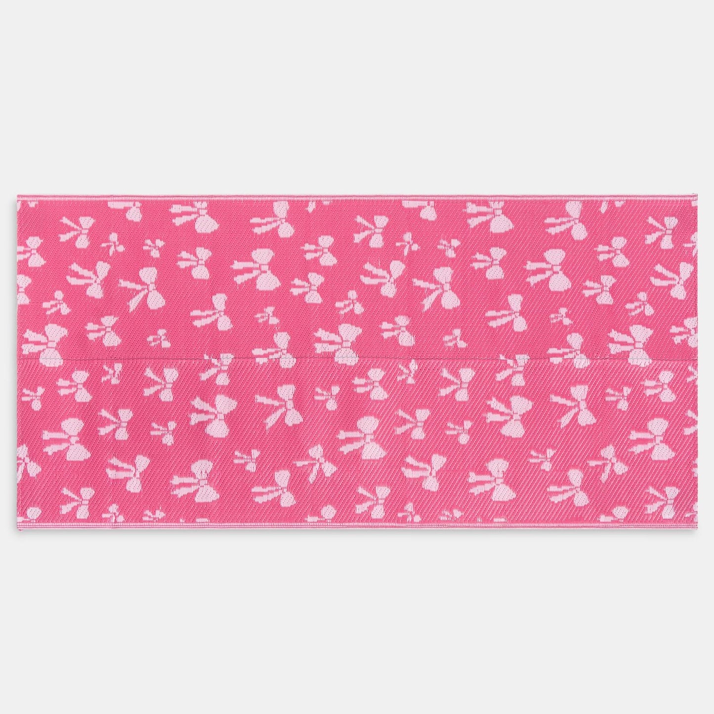 OHS Bows Print Garden Rug Outdoor Waterproof Area Mat Patio Decor
