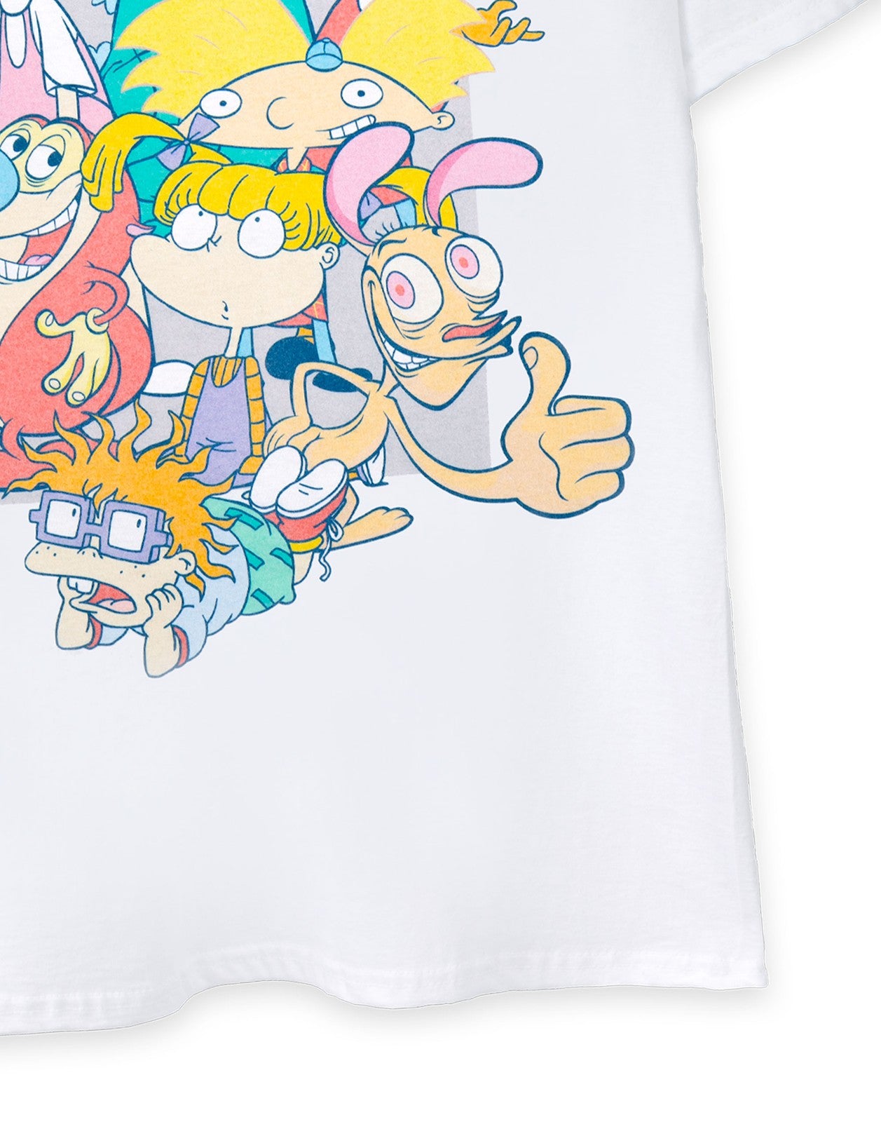 Nickelodeon Short Sleeved T-Shirt | Unisex White | Official Merch