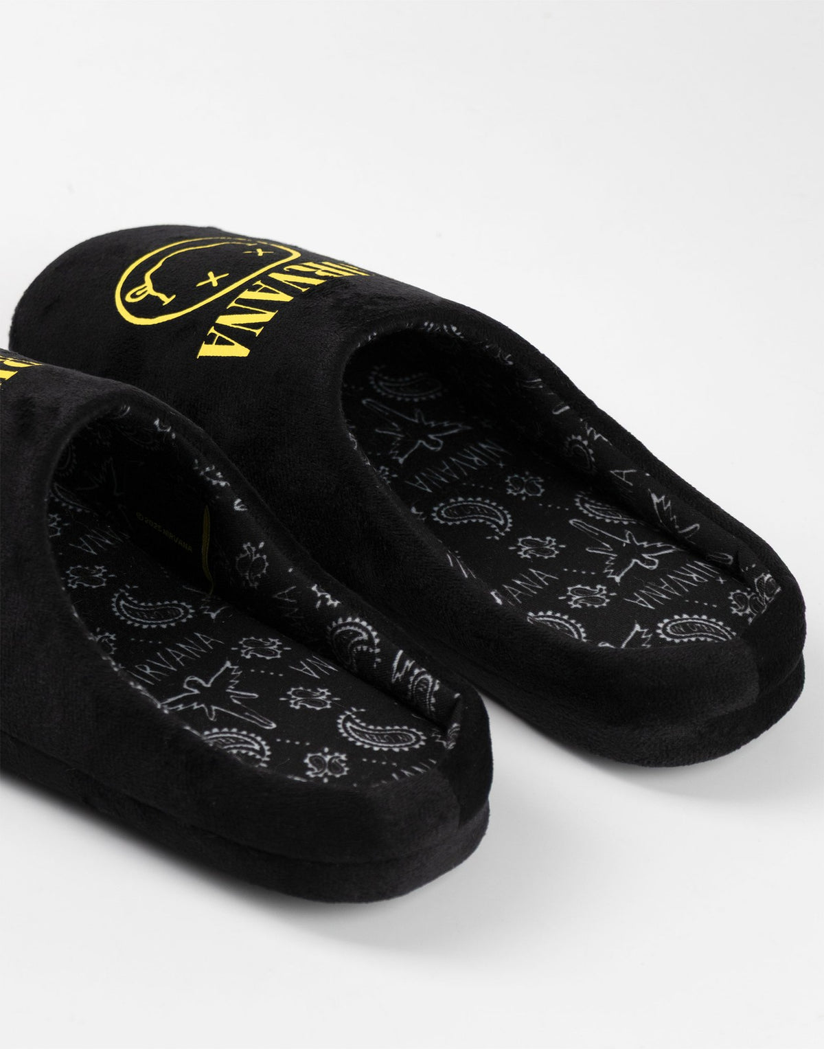 Nirvana Mule Slippers | Unisex Black | Official Merch