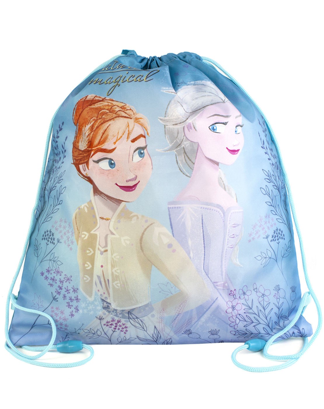 Disney Drawstring Bag | Unisex Kids Blue | Official Merch