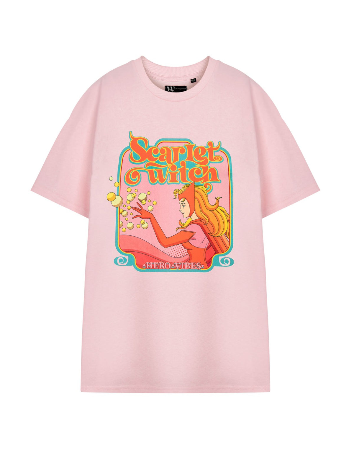 Marvel Short Sleeved T-Shirt | Womens Pink | Official Merch