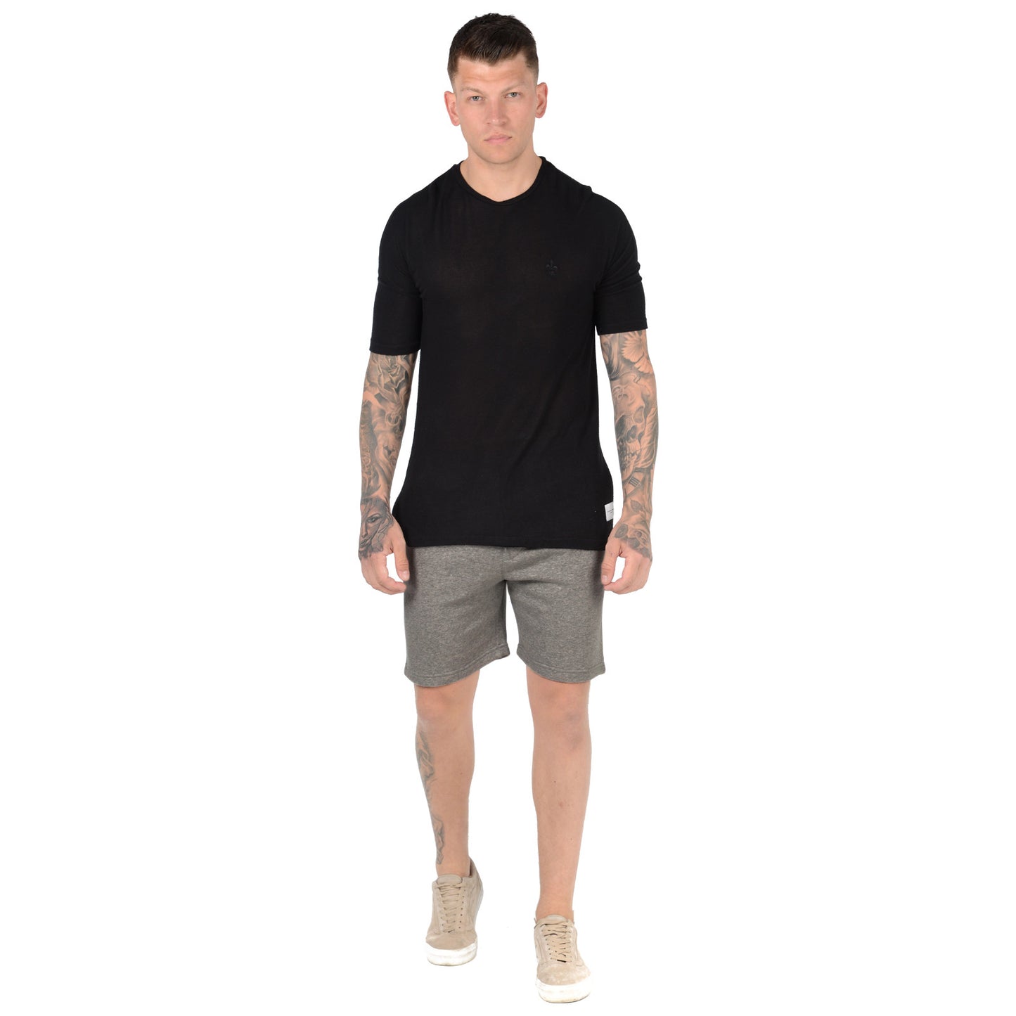 PACK OF 2 MENS JOGGING SHORTS SWEAT JERSEY FLEECE JOGGERS SUMMER RUNNING BOTTOMS