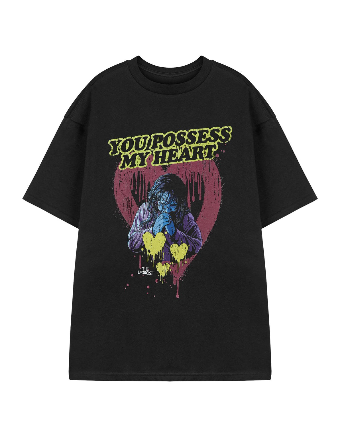 Exorcist Short Sleeved T-Shirt | Unisex Black | Official Merch