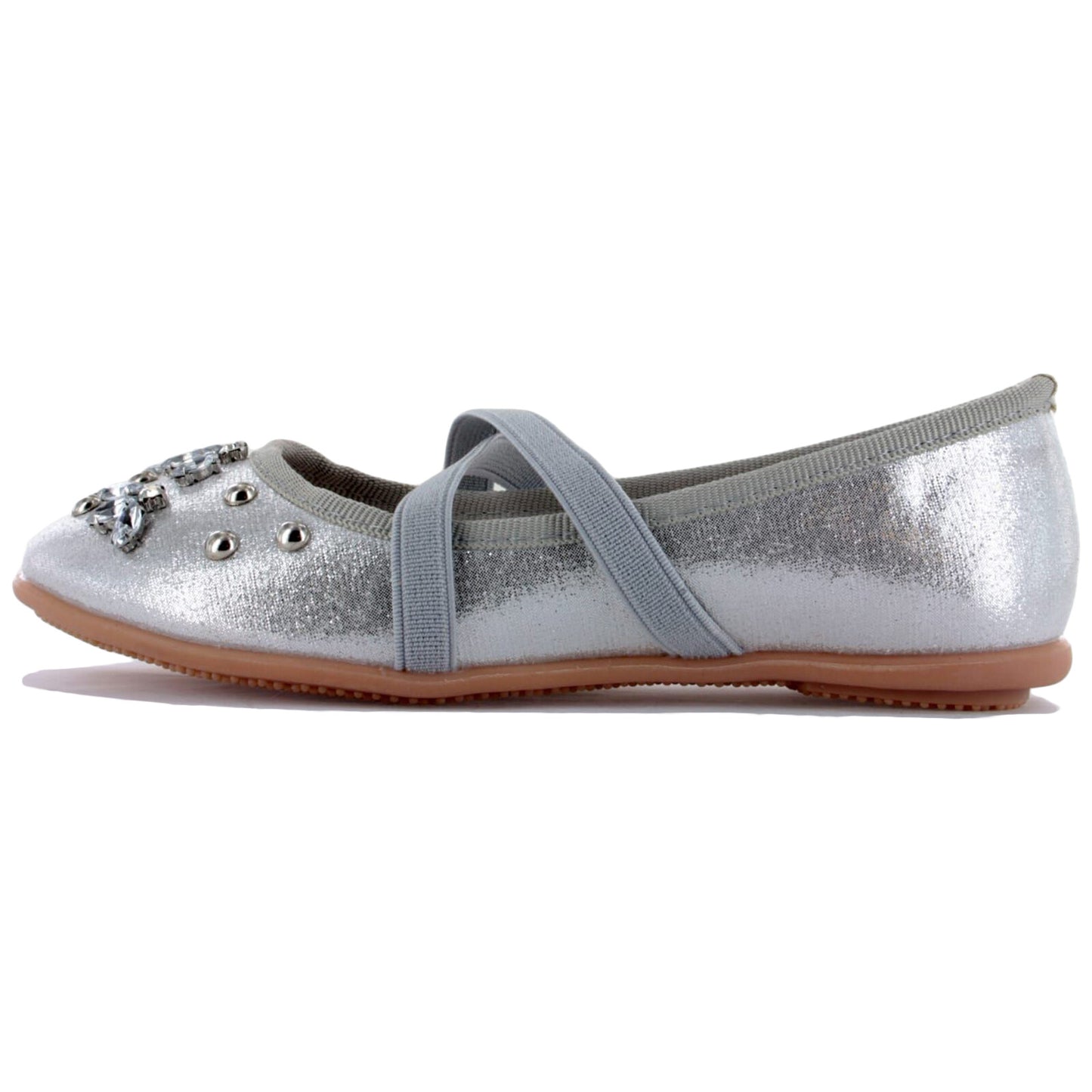 GIRLS FLAT BRIDAL PARTY SHOES CHILDREN FORMAL WEDDING BRIDESMAID EVENING SANDALS