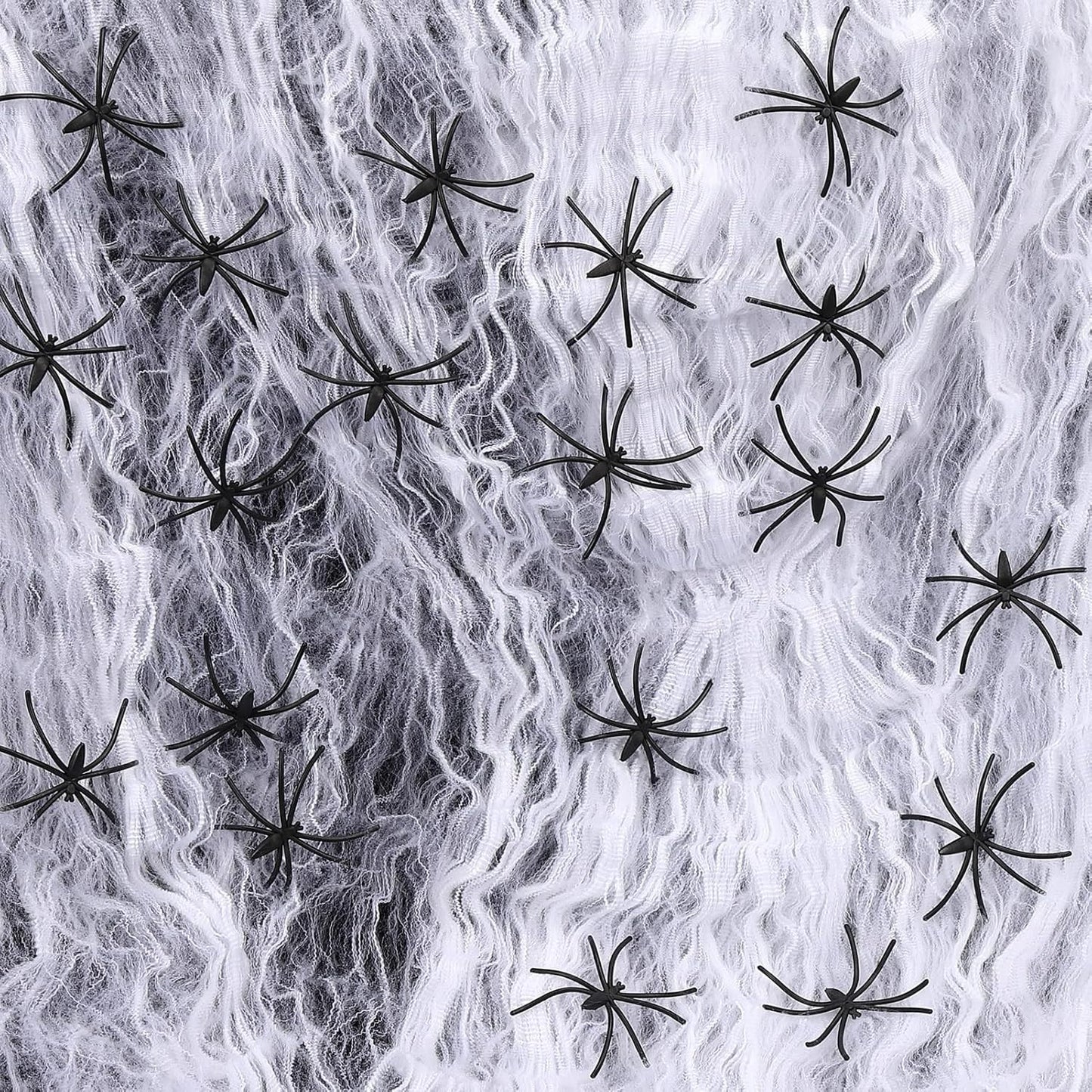 Halloween Decoration Giant Spider Web Party Props Decor Outdoor Fancy Dress 22FT