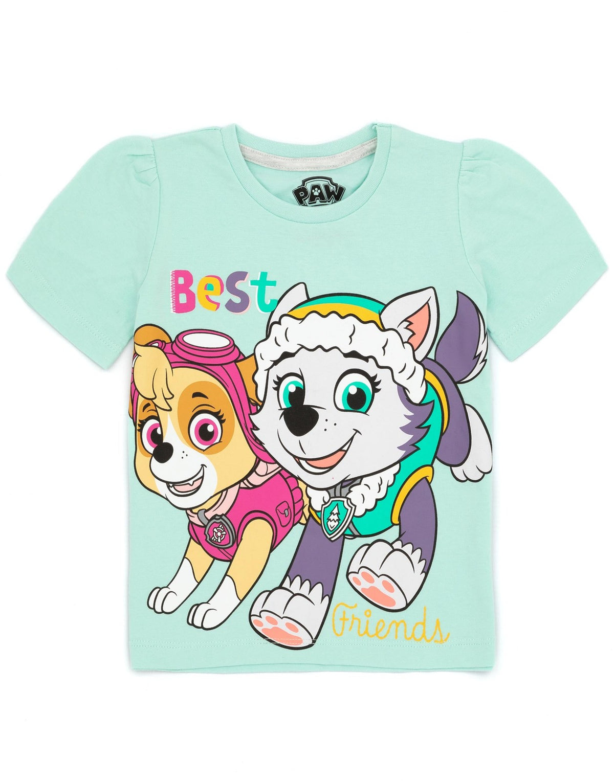 Paw Patrol Short Sleeve Short Leg Pyjama Set | Girls Blue | Official Merch