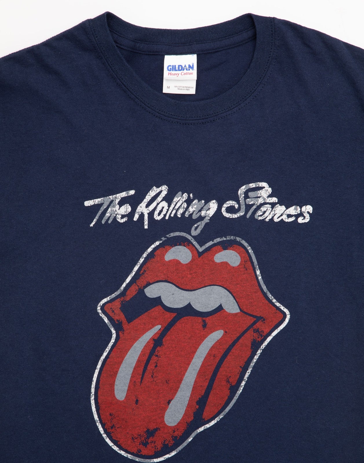 The Rolling Stones Short Sleeved T-Shirt | Mens Navy | Official Merch