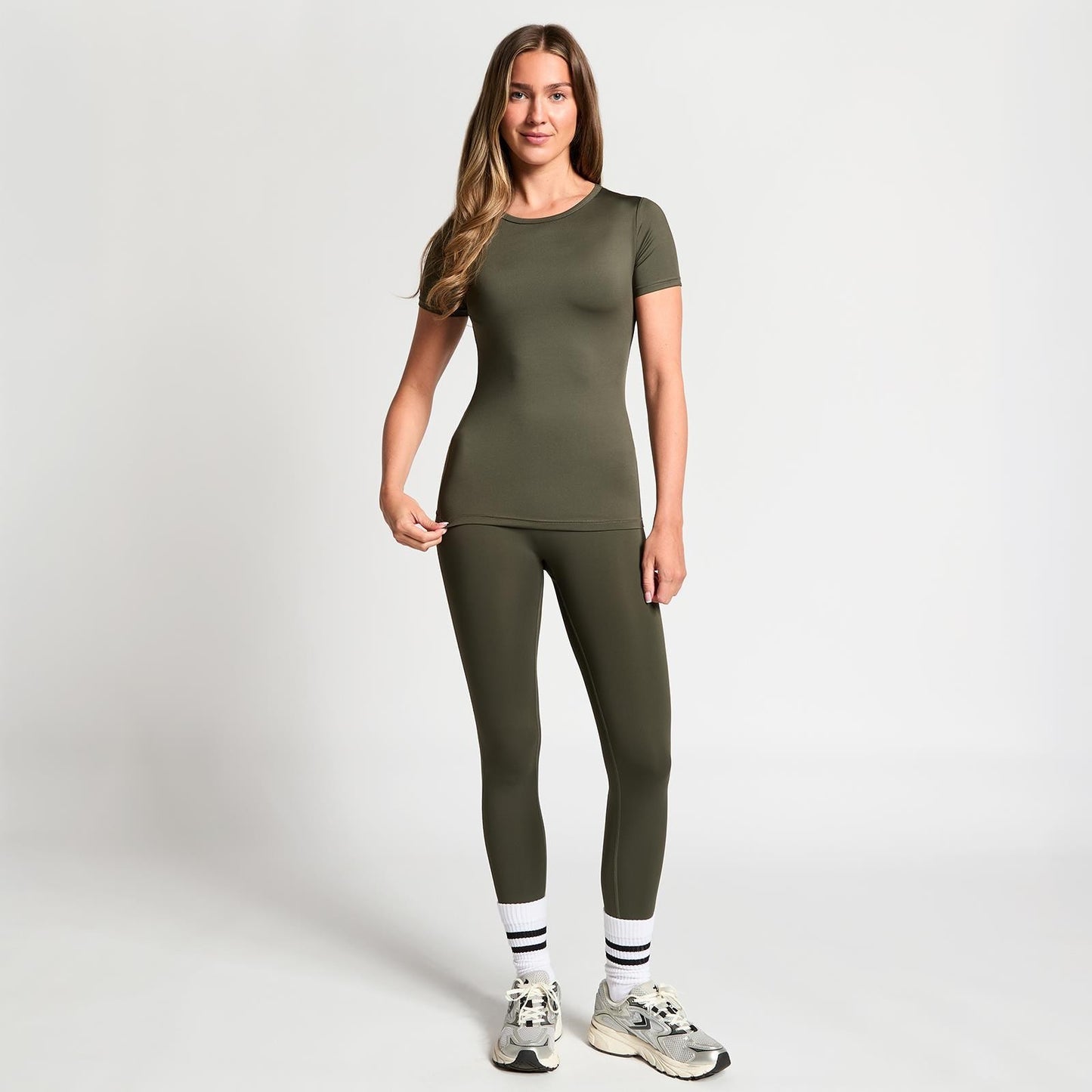 OHS Short Sleeve Top Quick Dry Activewear Gym Workout Fitness Sports T-Shirt