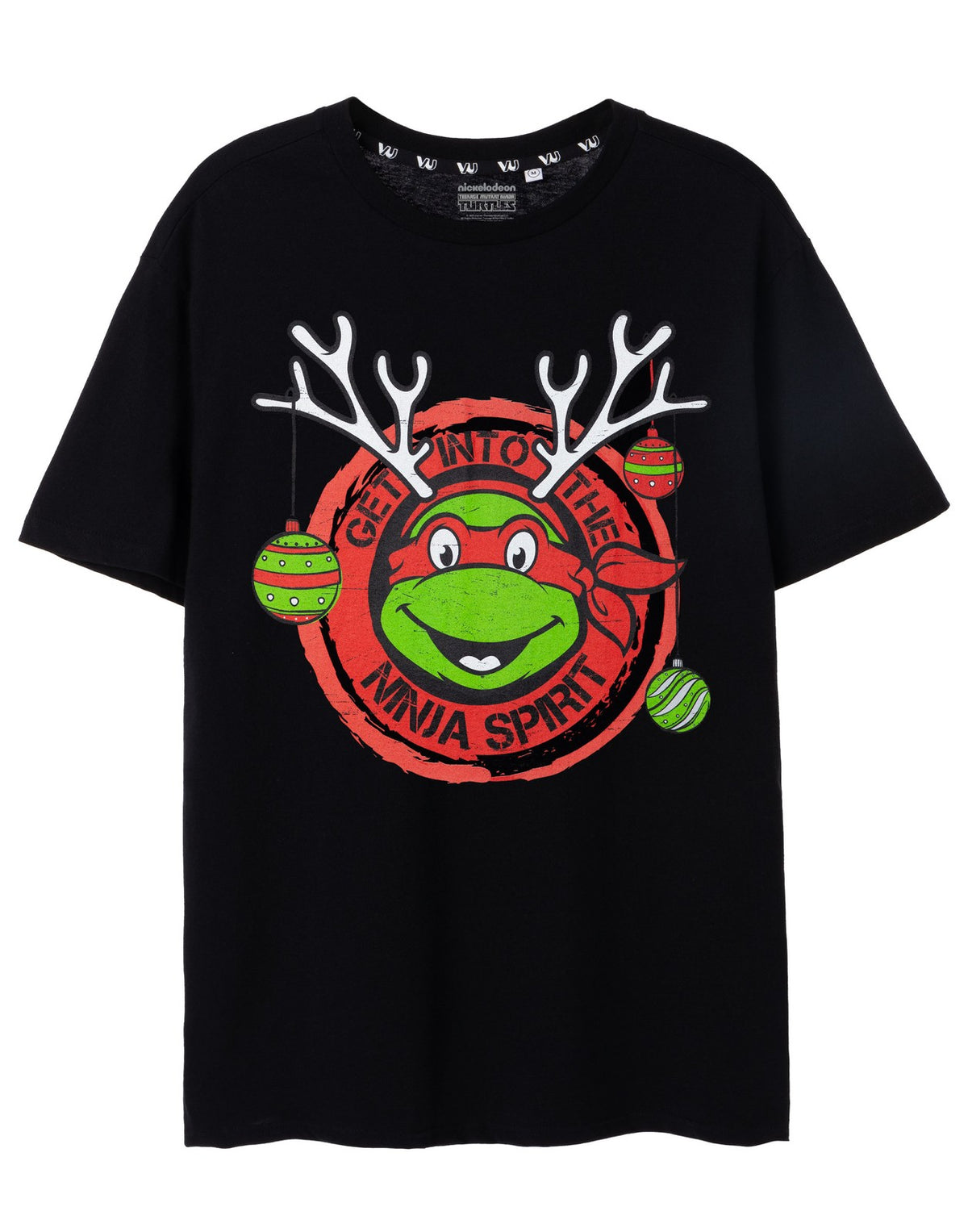 Teenage Mutant Ninja Turtles Short Sleeved T-Shirt | Mens Black | Official Merch