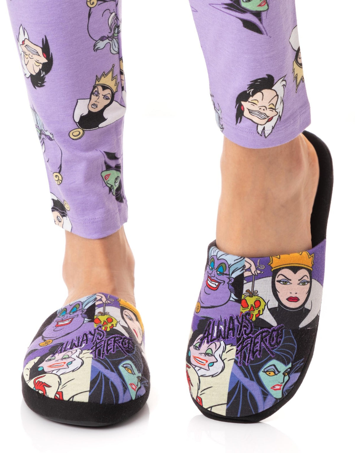 Disney Mule Slippers | Womens Black | Official Merch