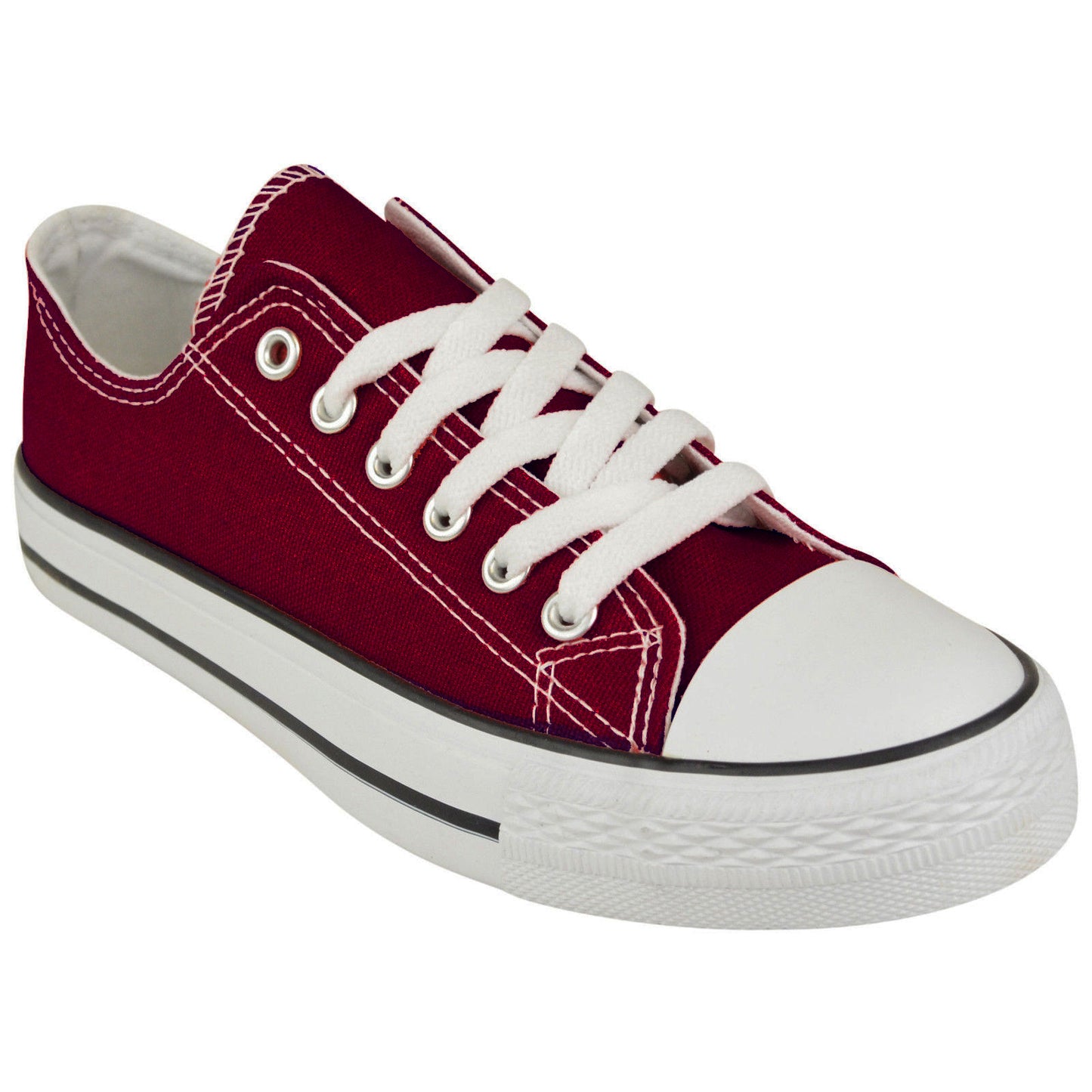 WOMENS SHOES LADIES LACE UP PLIMSOLLS PUMPS SNEAKERS TRAINERS SKATERS PLIMSOLES