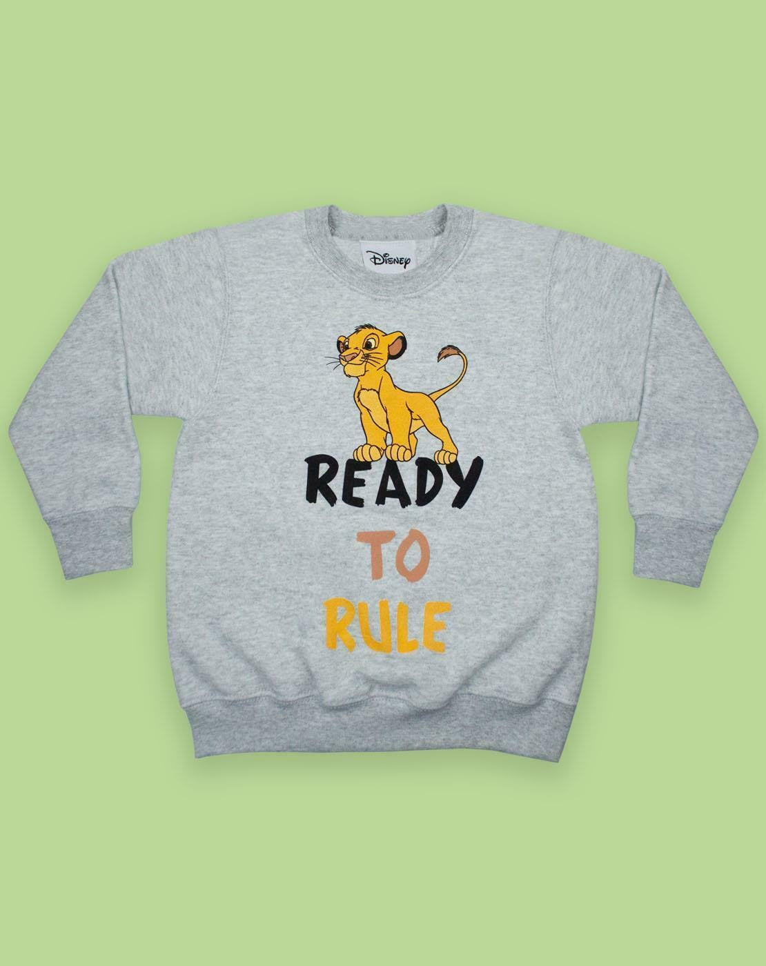 Disney Sweatshirt | Boys Grey | Official Merch