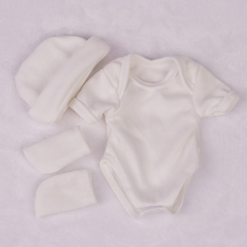 Doll Clothes Outfit Romper for 10"-11" Reborn Baby Dolls Boy/Girl Doll DIY Gifts