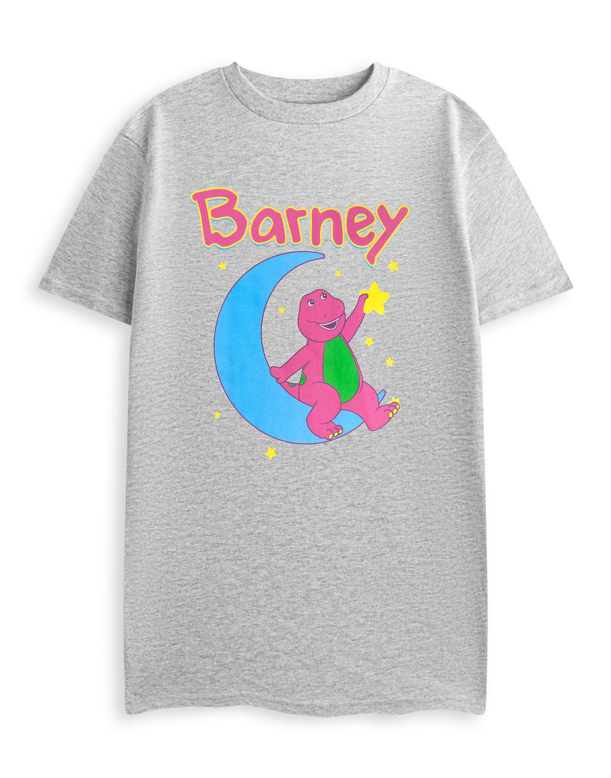 Barney Short Sleeve Nightdress | Womens Grey Marl | Official Merch