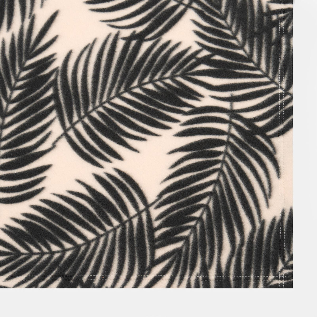 Palm Leaf Throw Over Bed Blanket Soft Garden Chair Fleece Warm Travel Bedspread