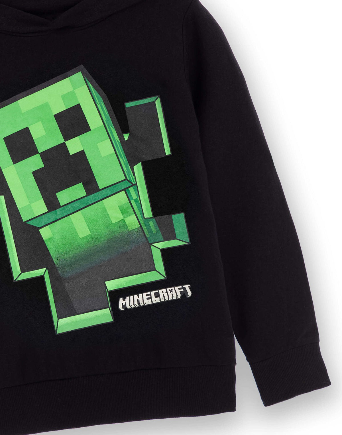 Minecraft Hoodie | Unisex Kids Black Gaming | Official Merch