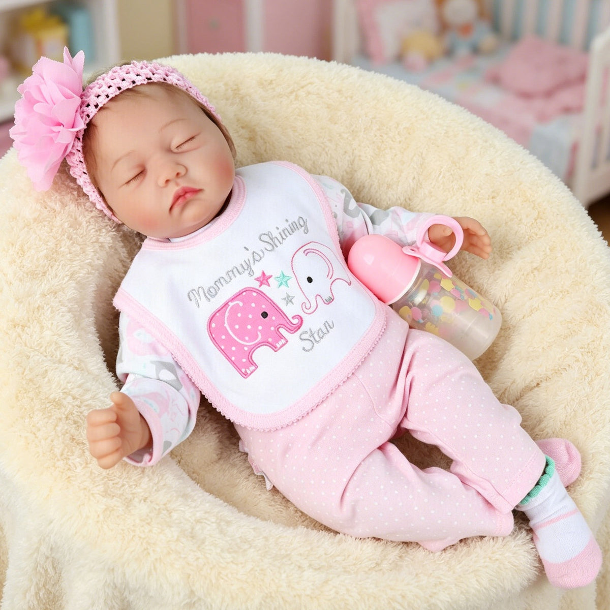 Real Life Reborn Baby Dolls Girl Vinyl Silicone Handmade Realistic Newborn Doll