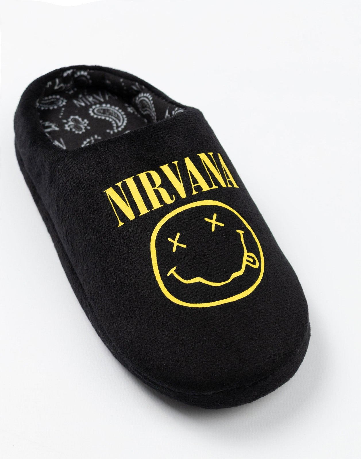 Nirvana Mule Slippers | Unisex Kids Black | Official Merch