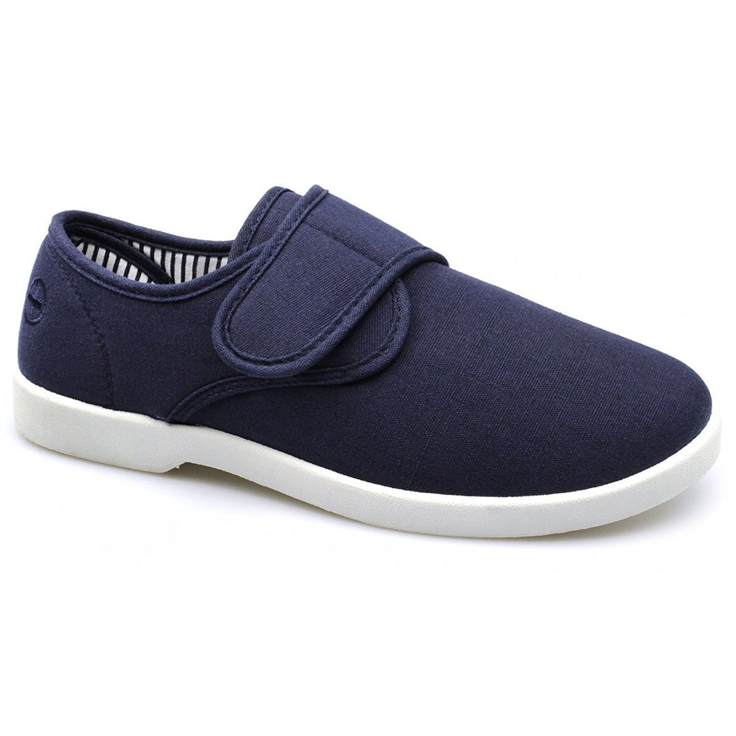Dr Keller Mens Canvas Shoes Wide Fit Deck Pumps Padded Plimsolls Espadrilles Shu