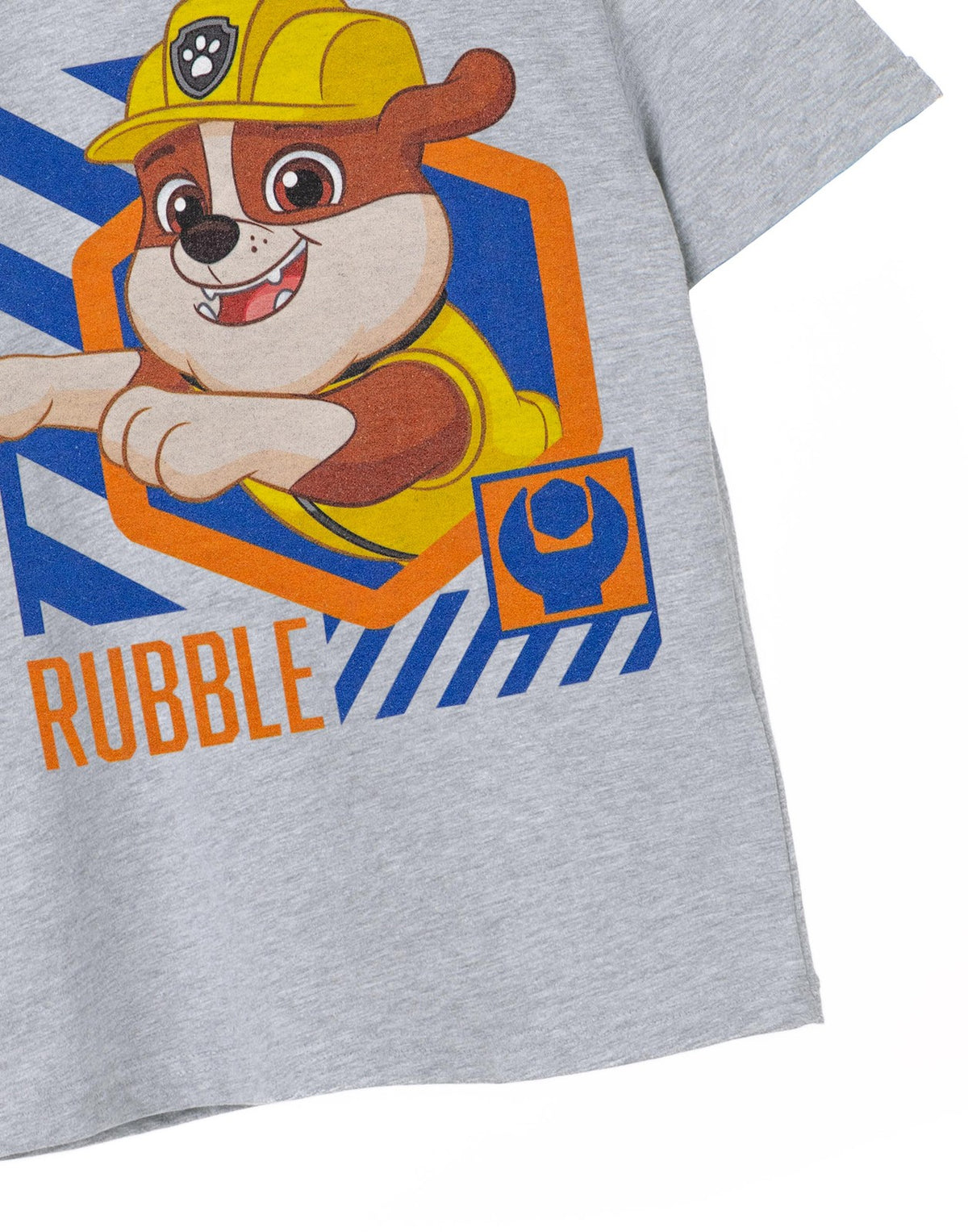Paw Patrol Short Sleeved T-Shirt | Boys Grey Marl | Official Merch