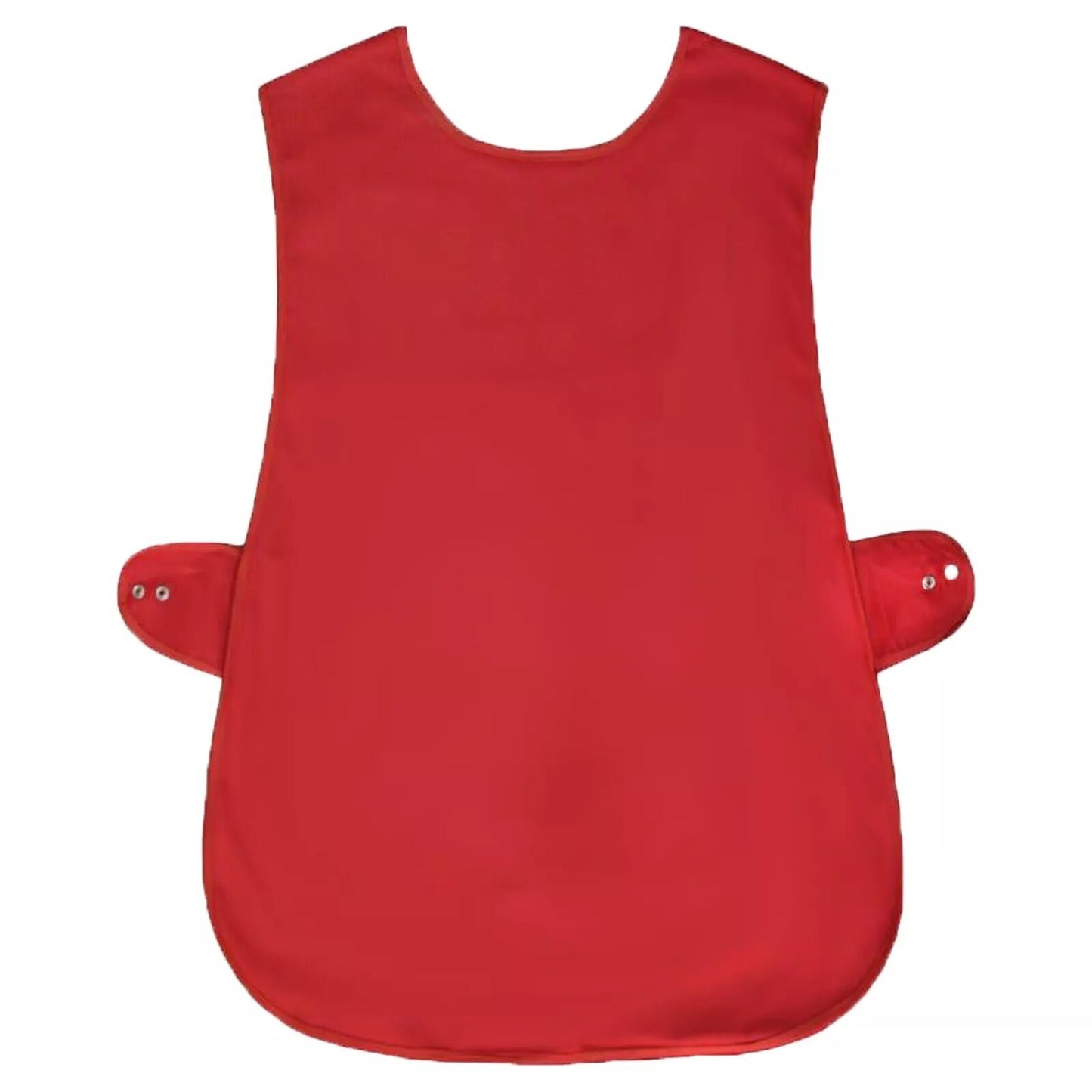 Plain Tabard Apron Workwear Cleaning Catering Salon | Large Pocket | Popper Fast