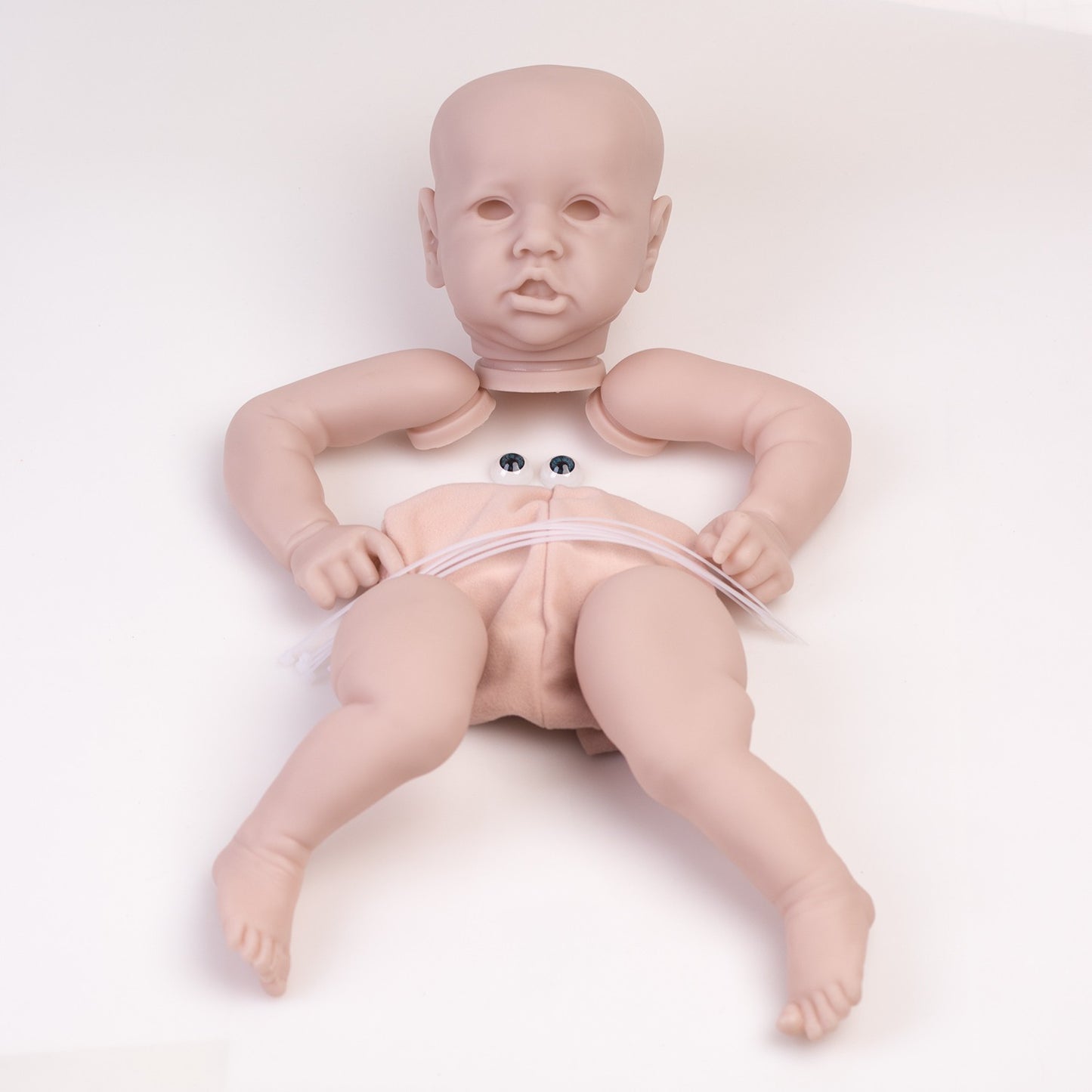 Realistic Unpainted Reborn Doll Kits DIY Baby Mold Vinyl Silicone Dolls Parts UK