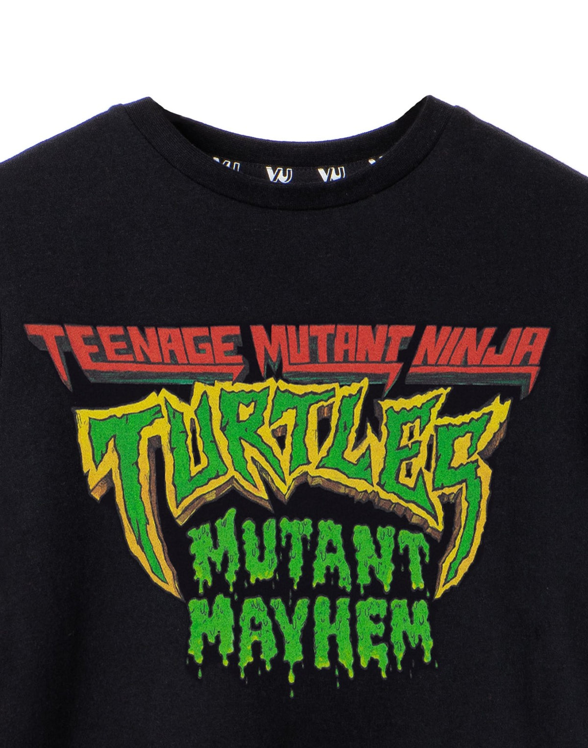 Teenage Mutant Ninja Turtles Short Sleeved T-Shirt | Boys Black | Official Merch