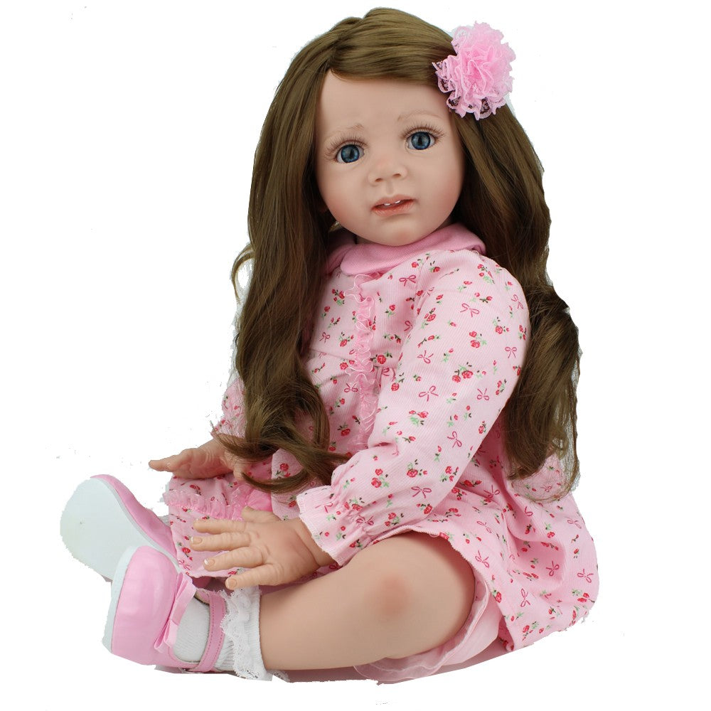 Realistic Reborn Baby Dolls Vinyl Silicone Lifelike Girl Doll Handmade Xmas Gift