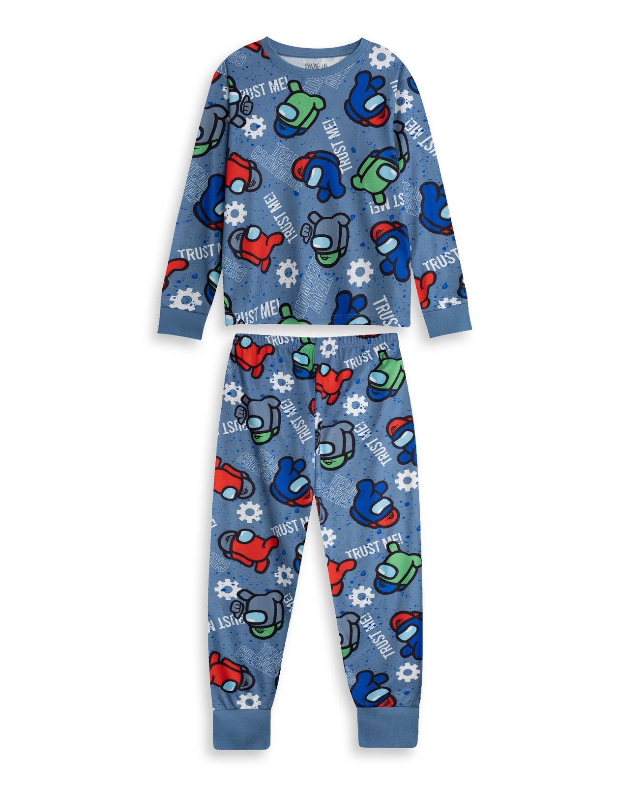 Among Us Multi-Pack of 2 Long Sleeve Long Leg Pyjama Set | Boys Multicoloured |