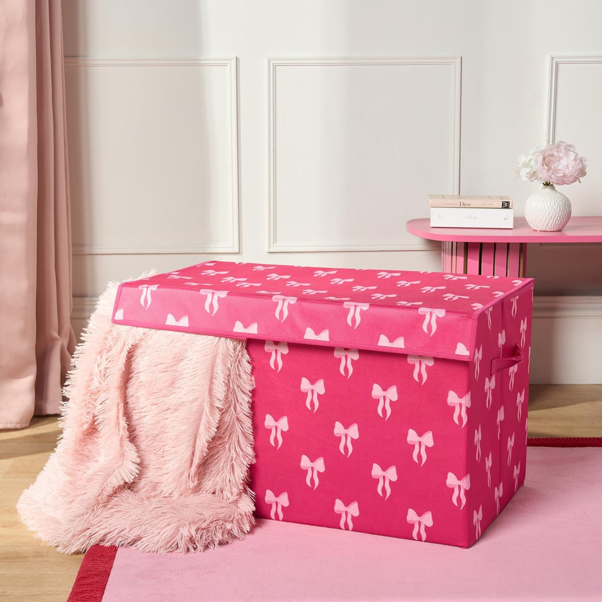 OHS Print Storage Box Large Folding Collaspsible Space Saving Organiser with Lid