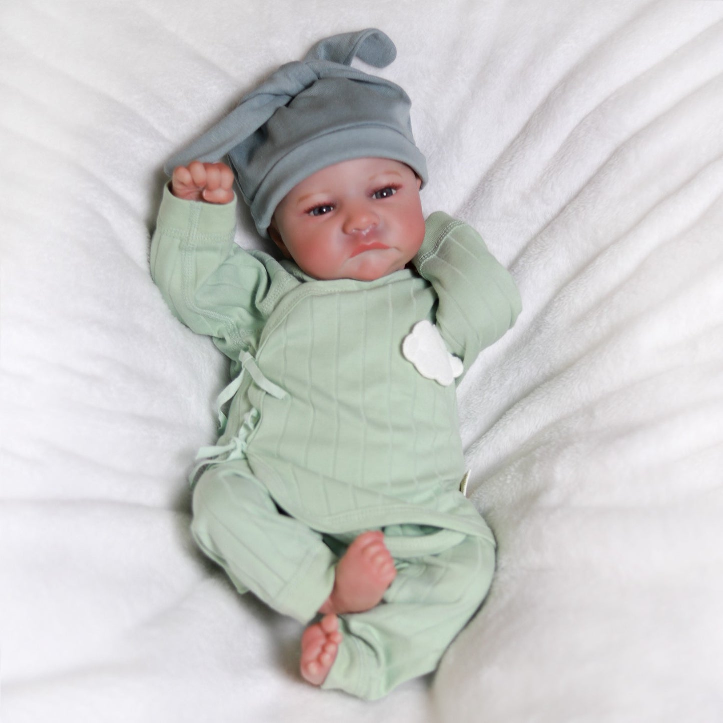 18" Realistic Reborn Baby Dolls Real Handmade Newborn Girl Boy Lifelike Doll Toy