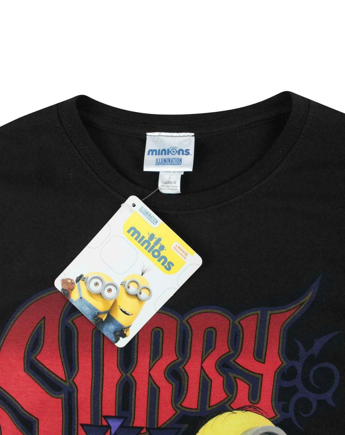 Despicable Me Short Sleeved T-Shirt | Womens Black | Official Merch