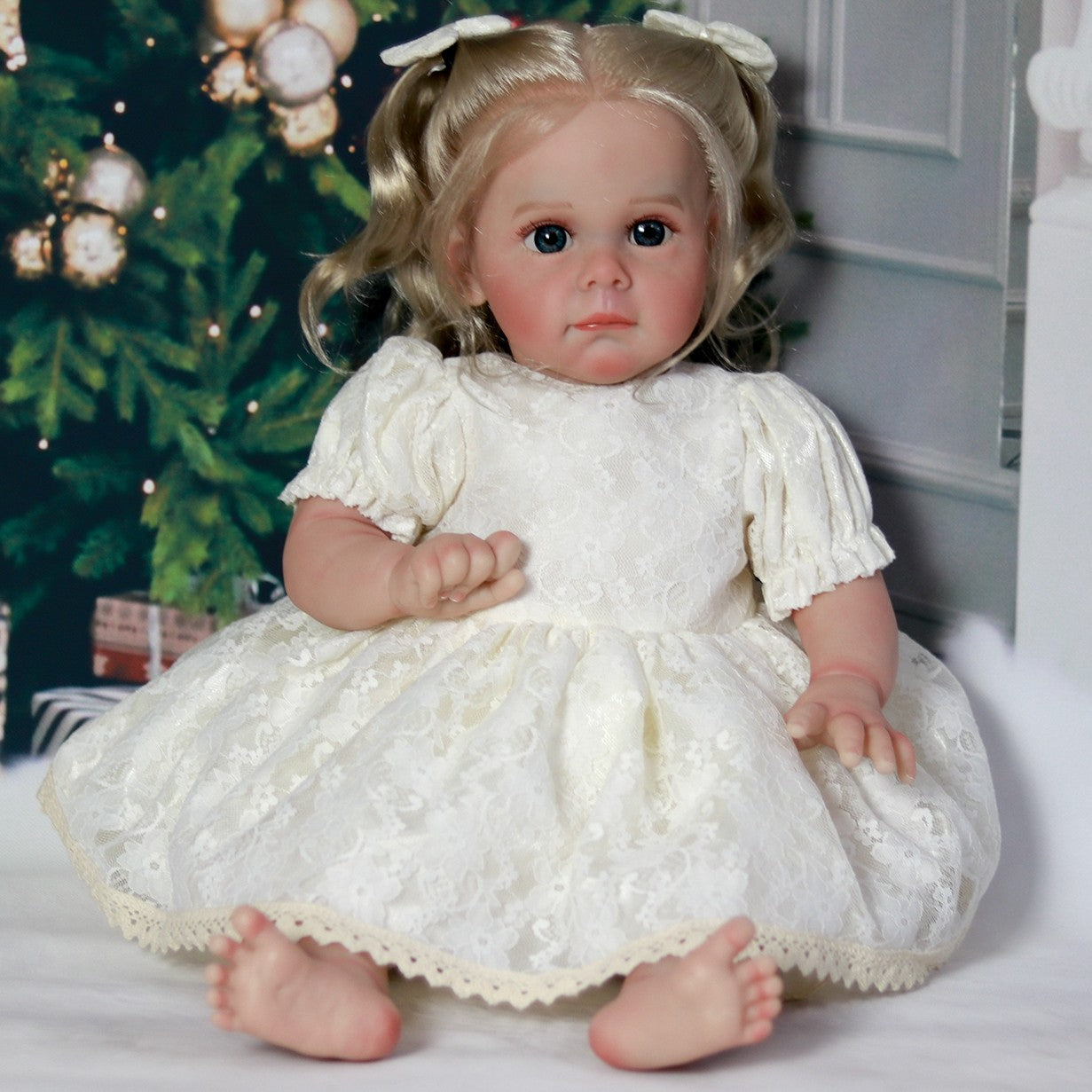 Realistic Reborn Dolls Vinyl Silicone Real Lifelike Newborn Baby Girl Doll Gift