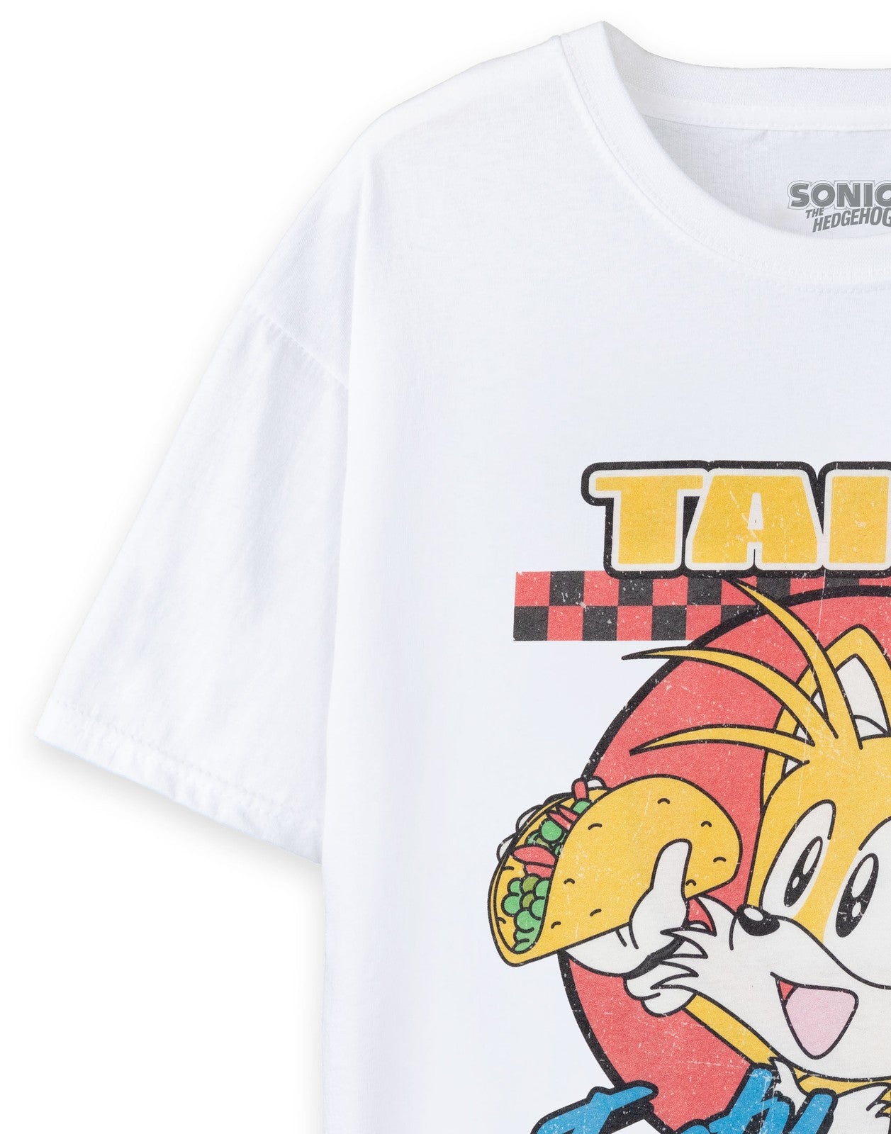 Sonic the Hedgehog Short Sleeved T-Shirt | Unisex White | Official Merch