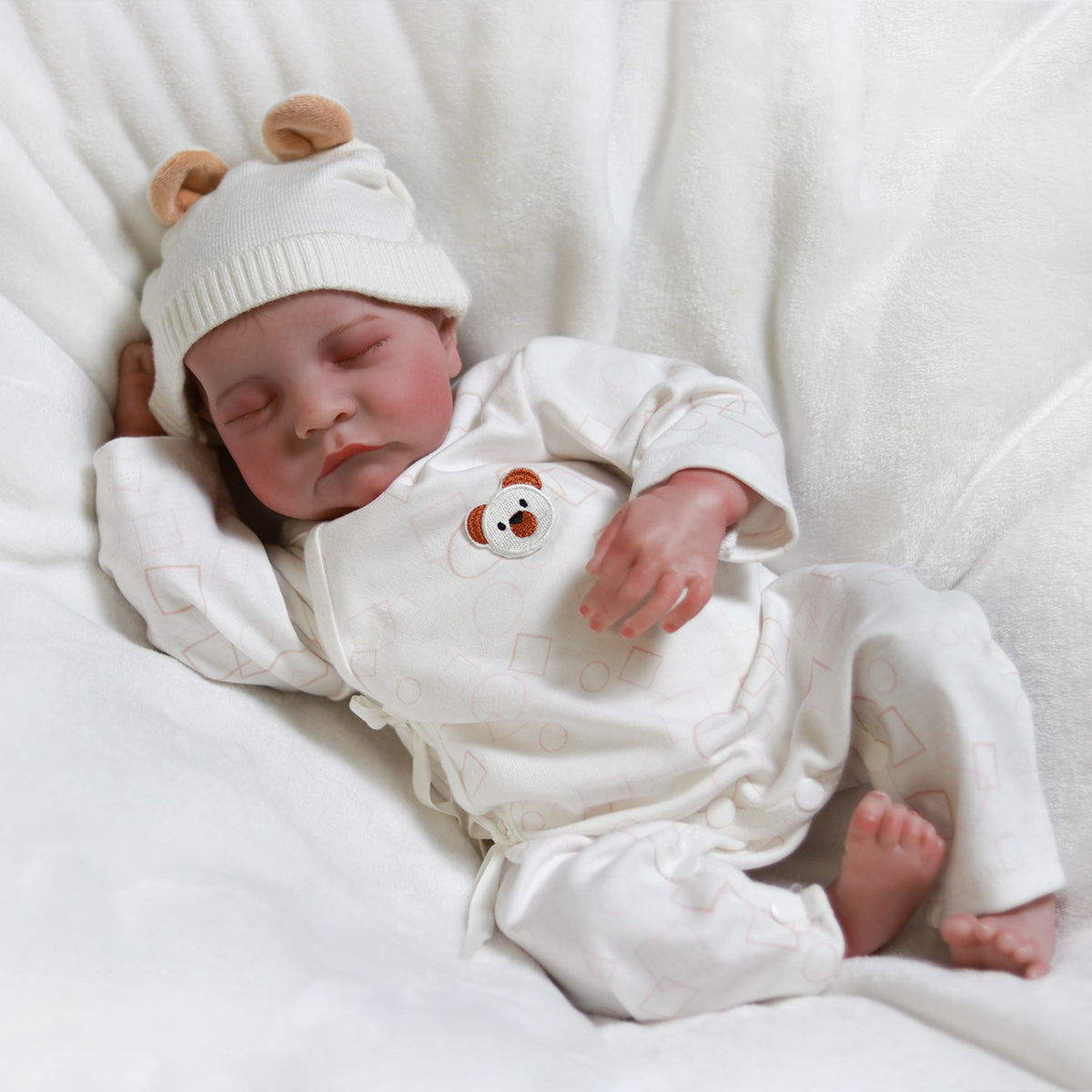 Handmade Reborn Dolls Vinyl Silicone Realistic Newborn Baby Girl Doll Xmas Gift
