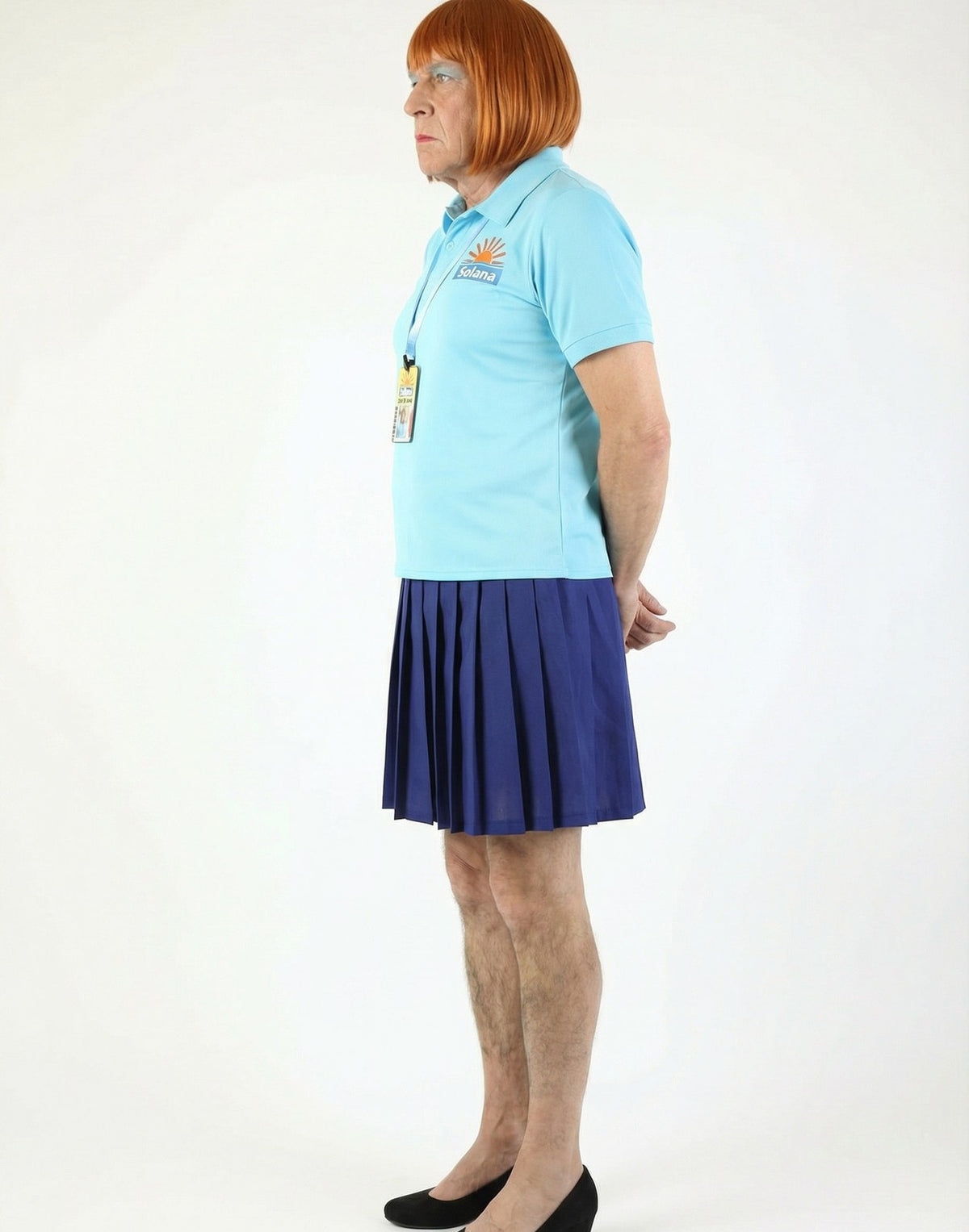 Benidorm 4 Piece Costume | Mens Blue | Official Merch