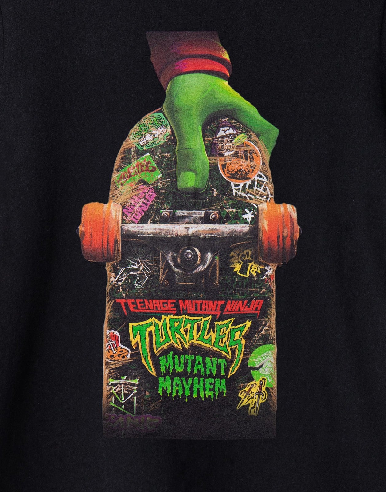 Teenage Mutant Ninja Turtles Short Sleeved T-Shirt | Boys Black | Official Merch