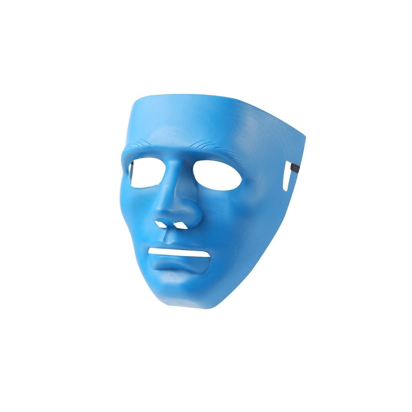 Halloween Mask Plain Blue Costume Adult Outfit Scary Spooky Horror Party