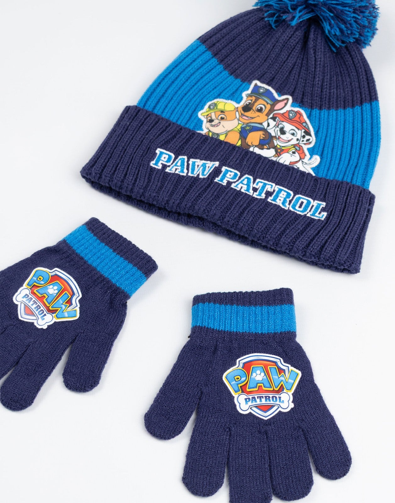 Paw Patrol Beanie and Gloves Set | Boys Navy | Official Merch